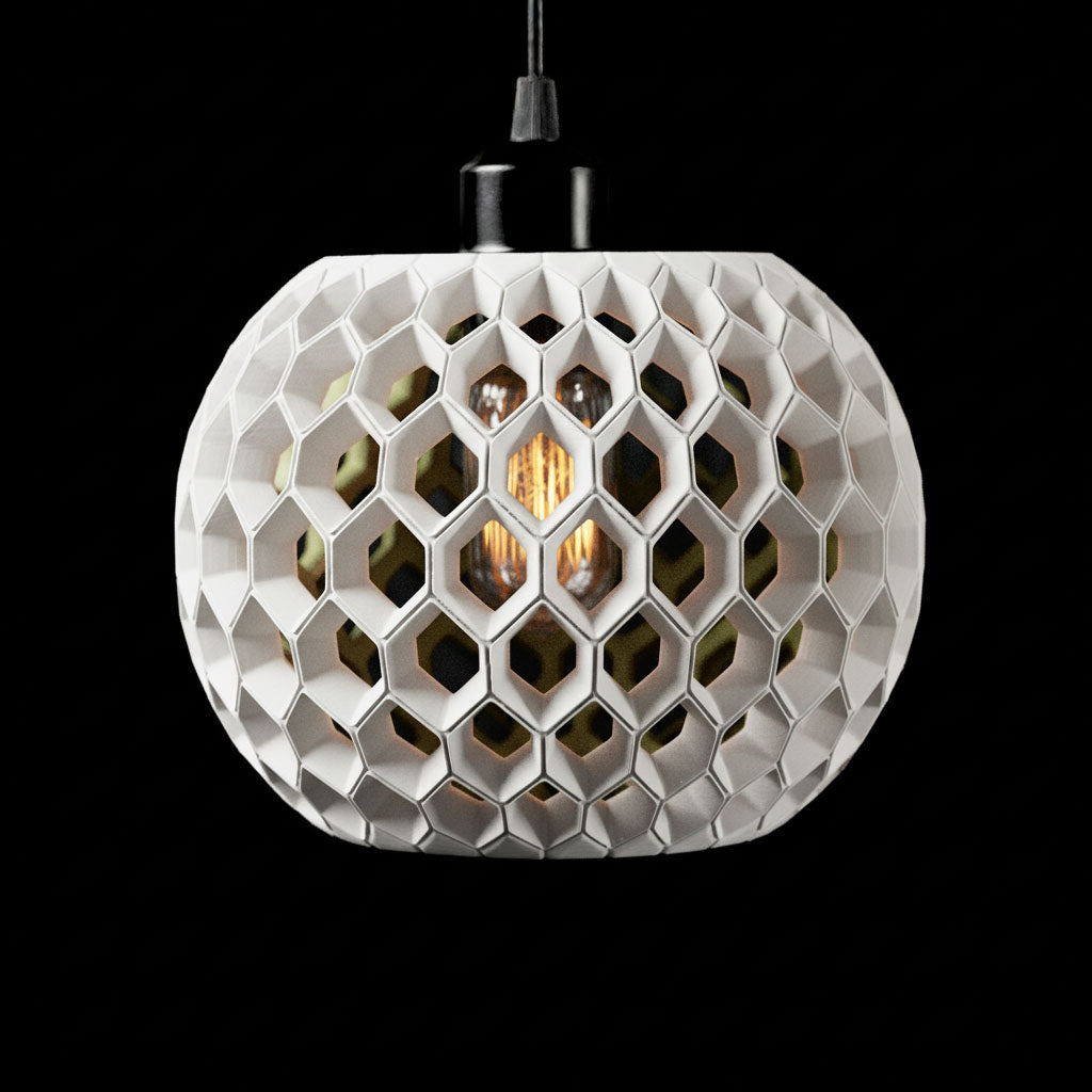 EcoHex - 3D-Printed Light Shade
