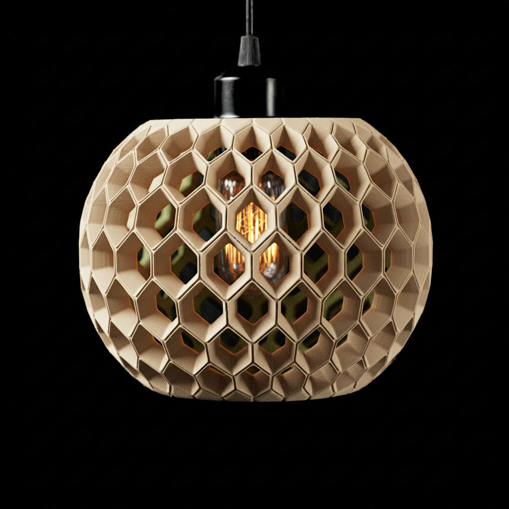 EcoHex - 3D-Printed Light Shade
