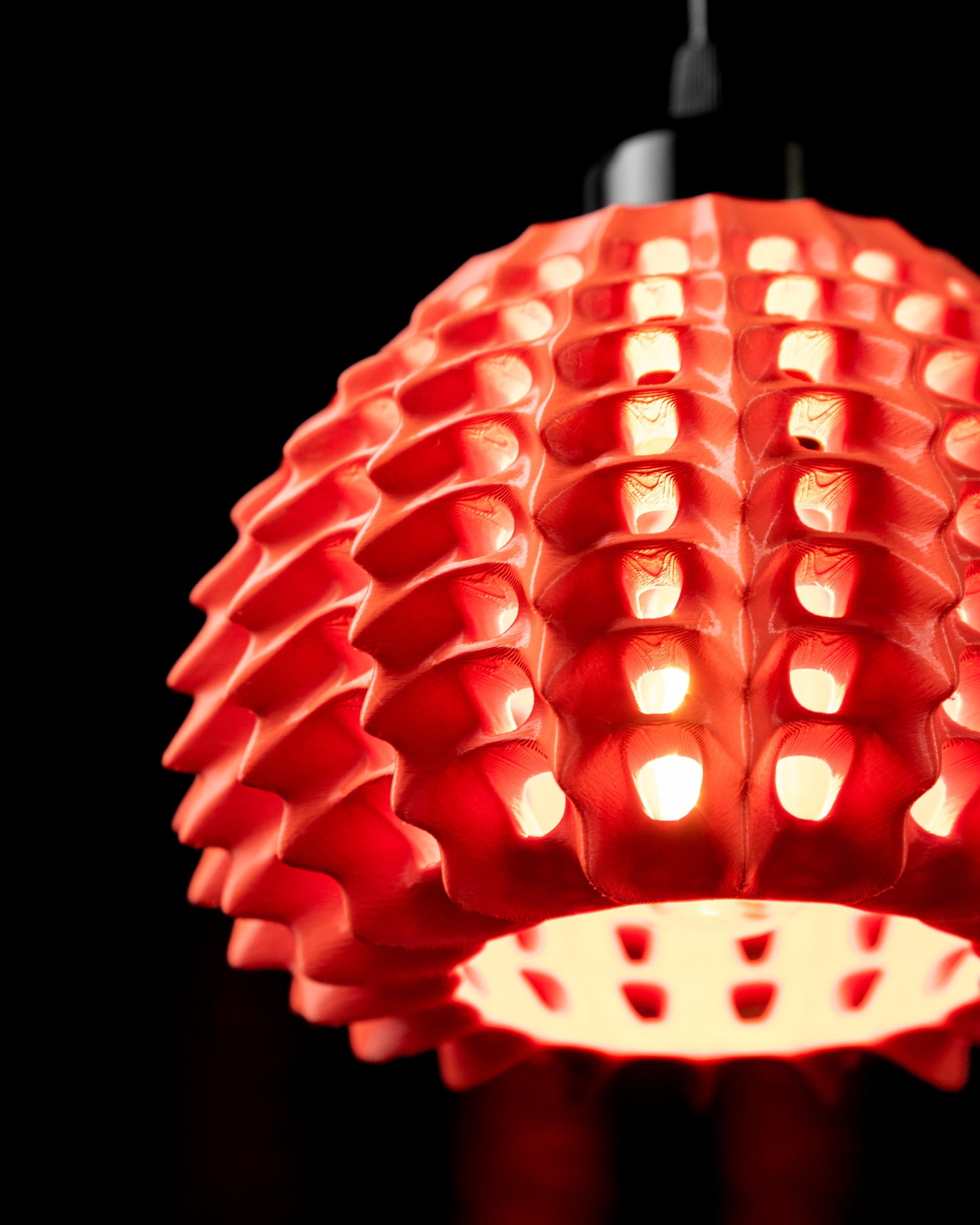 HiveGlow - 3D-Printed Light Shade