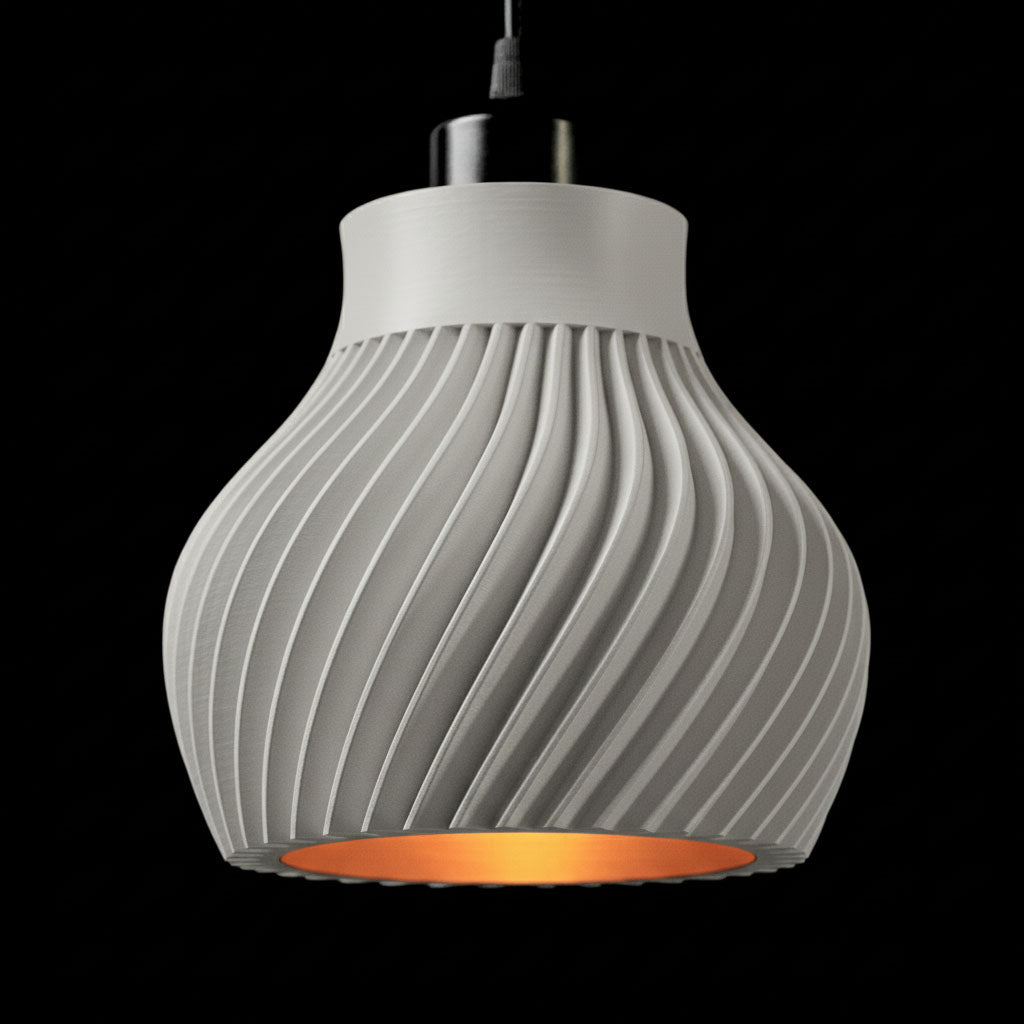 HelixGlow - 3D-Printed Light Shade