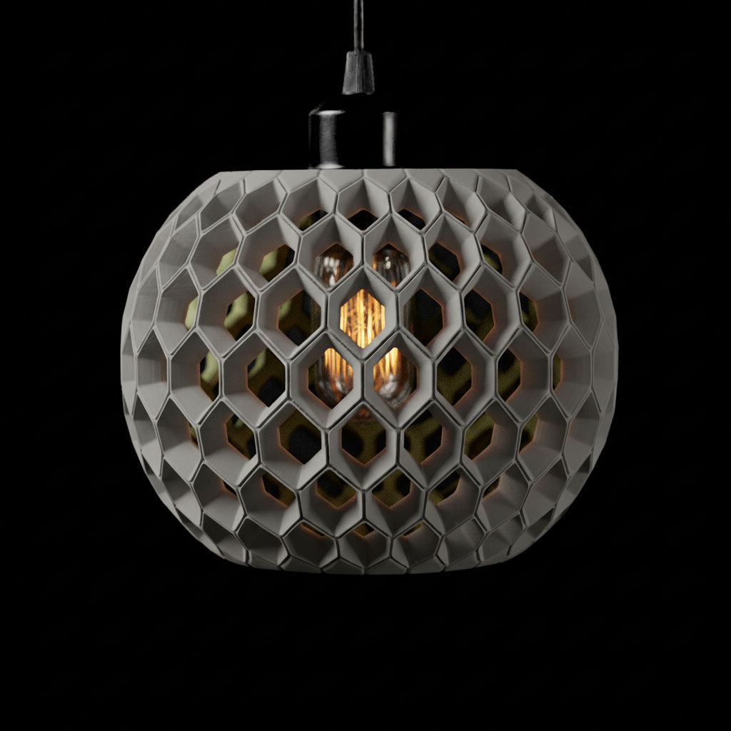 EcoHex - 3D-Printed Light Shade