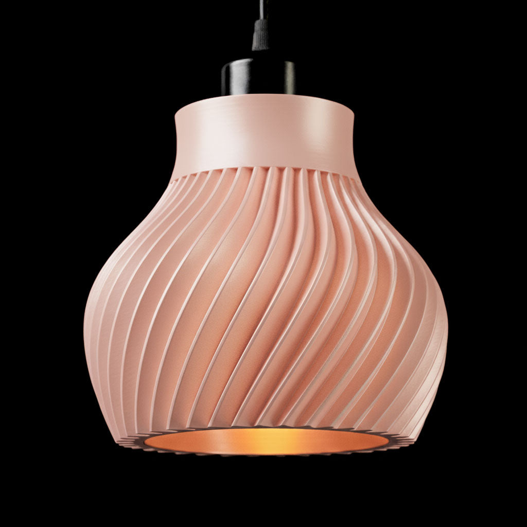 HelixGlow - 3D-Printed Light Shade