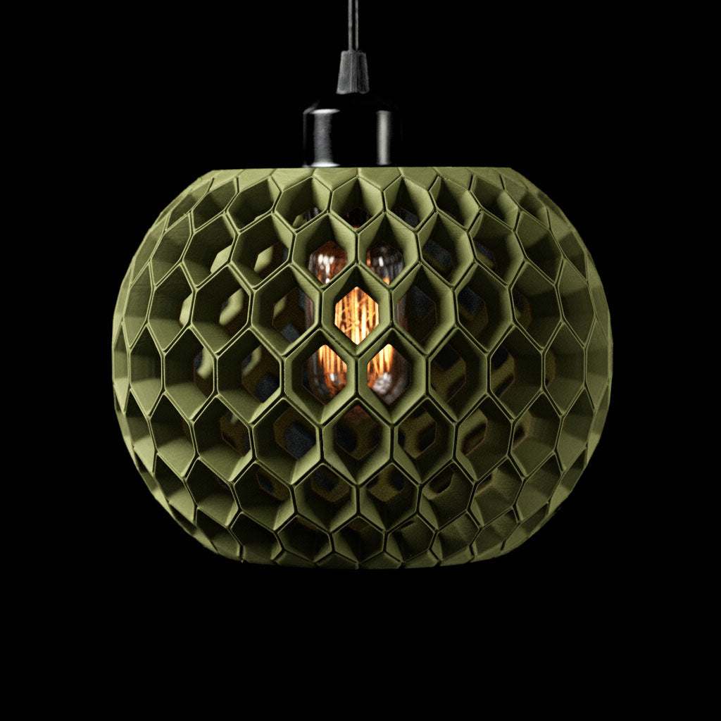 EcoHex - 3D-Printed Light Shade