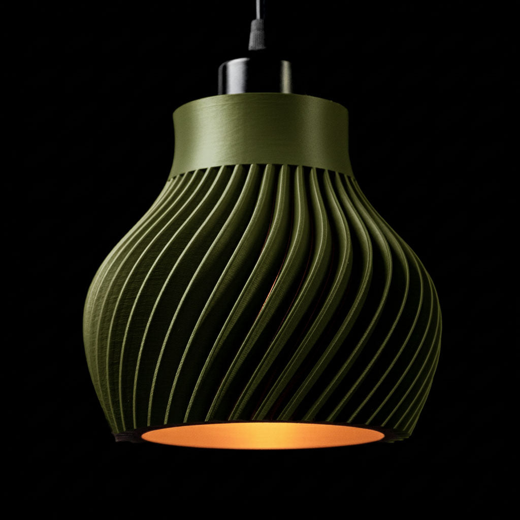 HelixGlow - 3D-Printed Light Shade