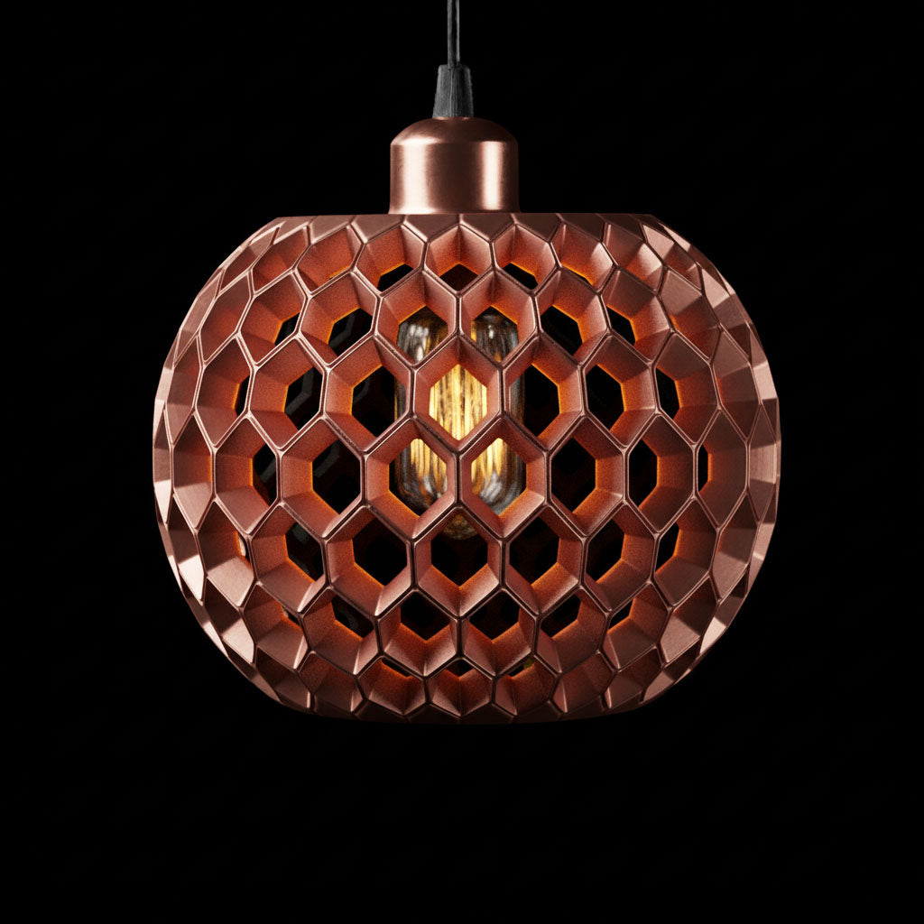 EcoHex - 3D-Printed Light Shade