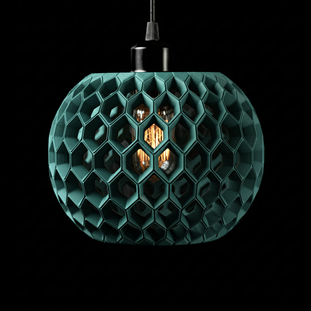 EcoHex - 3D-Printed Light Shade