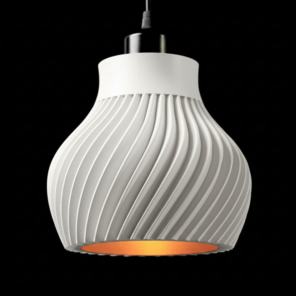 HelixGlow - 3D-Printed Light Shade